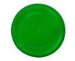 Lichtgewicht en flexibele huisdierfrisbee in diverse kleuren kleur groen