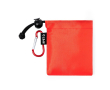 Kinderponcho in diverse kleuren met draagtas kleur rood