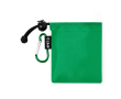 Kinderponcho in diverse kleuren met draagtas kleur groen