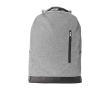 Antidiefstal RPET laptoprugzak met band 15 inch kleur lichtgrijs