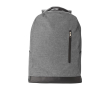 Antidiefstal RPET laptoprugzak met band 15 inch kleur taupe grijs