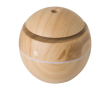 ABS humidifier met houtlook en gekleurde LED-lampjes kleur bruin