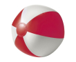 PVC strandbal in diverse kleuren met multicolor optie kleur rood