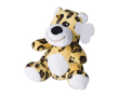 Kleine knuffel luipaard met label en geborduurde ogen kleur meerkleurig