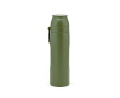 Thermos van gerecycled roestvrij staal met inbegrepen karabijnhaak 1L kleur miliair groen