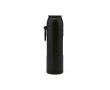 Thermosfles van gerecycled rvs met beker in de deksel 810ml kleur zwart
