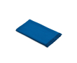 Strandhanddoek 80x180cm van gerecycled katoen met franjes 250 g/m2 kleur blauw