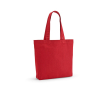 Boodschappentas van gerecycled katoen en polyester 220 g/m2 kleur rood