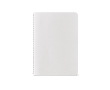 Notitieboekje met kaft van gerecycled karton A6 gelinieerde pagina's kleur wit