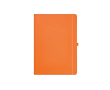 Notitieboek van gerecycled papier met harde kaft A4 kleur oranje