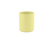 Keramische mok met elegante matte afwerking zonder handvat 240ml kleur geel