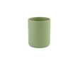 Keramische mok met elegante matte afwerking zonder handvat 240ml kleur gemarmerd groen