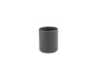 Keramische mok met elegant mat afwerking zonder handvat 75ml kleur donkergrijs