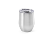 Thermische beker van gerecycled rvs met dekselopening 320ml kleur zilver