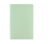 Notitieboek met kaft van gerecycled karton A5 gelinieerde pagina's kleur pastel groen
