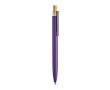 Pen van gerecycled aluminium en RPET met blauwe Dokumental® inkt kleur paars