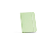 Notitieboek met harde kaft van gerecycled papier A6 kleur pastel groen
