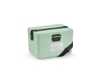 Koelbox van gerecycled plastic met draagriem 12L kleur pastel groen