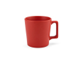 Keramische mok met matte afwerking in levendige kleuren 360ml kleur rood