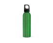 Gerecyclede aluminium fles met karabijnhaakdop 690ml kleur groen
