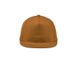 Pet met logo van gerecycled katoen met achterkliksluiting 180 g/m2 kleur camel