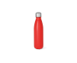 Roestvrijstalen drinkfles met druppelvrije dop 500ml kleur rood