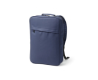 Laptoprugzak van synthetisch leer met gewatteerde rug 15,6\" kleur blauw
