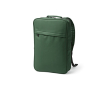 Laptoprugzak van synthetisch leer met gewatteerde rug 15,6\" kleur groen
