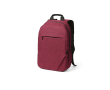 Rugzak van 300D RPET met voorritsvak 18L kleur rood