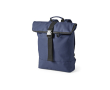 Gerecyclede lederen laptoprugzak met gevoerde rug 15,6\" kleur blauw