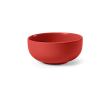 Duurzame keramische kom met matte afwerking 720ml kleur rood