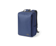 Laptoprugzak van gerecycled polyester met waterdichte ritsen 15,6\" kleur blauw