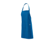 Keukenschort van gerecycled katoen met nekbanden 180 g/m2 kleur blauw