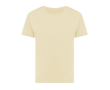 Dames T-shirt van gerecycled katoen, slim fit, 160 g/m2 Iqoniq kleur lichtgeel