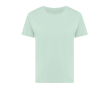 Dames T-shirt van gerecycled katoen, slim fit, 160 g/m2 Iqoniq kleur lichtgroen