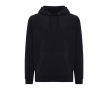 Unisex hoodie van gerecycled polyester, 240 g/m2 Iqoniq kleur zwart