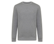 Unisex sweater van gerecycled katoen, slim fit, 280 g/m2 Iqoniq kleur taupe grijs