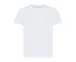 Kinder T-shirt van gerecycled katoen, 160 g/m2 Iqoniq kleur wit
