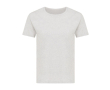 Dames T-shirt van gerecycled katoen, slim fit, 160 g/m2 Iqoniq kleur lichtgrijs gemarmerd