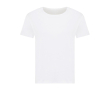 Dames T-shirt van gerecycled katoen, slim fit, 160 g/m2 Iqoniq kleur wit