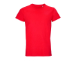 Unisex katoenen T-shirt met ronde hals SOL'S Crusader 150 g/m2 kleur rood