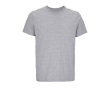 Unisex T-shirt 100% biologisch katoen SOL'S Legend 175 g/m2 kleur gemarmerd grijs
