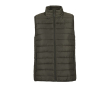 Dames bodywarmer met zijzakken SOL'S Stream 280 g/m2 kleur miliair groen