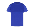 Sportshirt van 100% polyester met dubbele tint 140 g/m2 kleur blauw