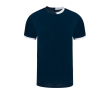 Technisch ademend polyester T-shirt met tweekleurig ontwerp 135 g/m2 kleur marineblauw