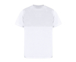 Sportshirt van 100% polyester met dubbele tint 140 g/m2 kleur wit