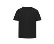 Kinder T-shirt van 100% gekamd katoen Ring Spun 160 g/m2 kleur zwart