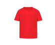Kinder T-shirt van 100% gekamd katoen Ring Spun 160 g/m2 kleur rood