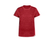T-shirt voor vrouwen van gerecycled katoen en RPET 150 g/m2 kleur rood