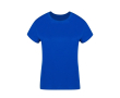 Dames T-shirt van 100% gekamd katoen Ring Spun 160 g/m2 kleur blauw